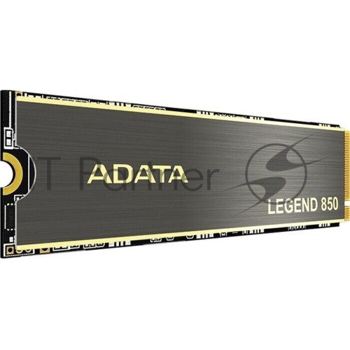 Твердотельный накопитель SSD M.2 2280 1TB ADATA LEGEND 850 Client SSD [ALEG-850-1TCS] PCIe Gen4x4 with NVMe, 5000/4500, IOPS 400/550K, MTBF 2M, 3D NAND, 1000TBW, 0,55DWPD, Heat Sink, SMI SM2269XT, Work with PS5, RTL